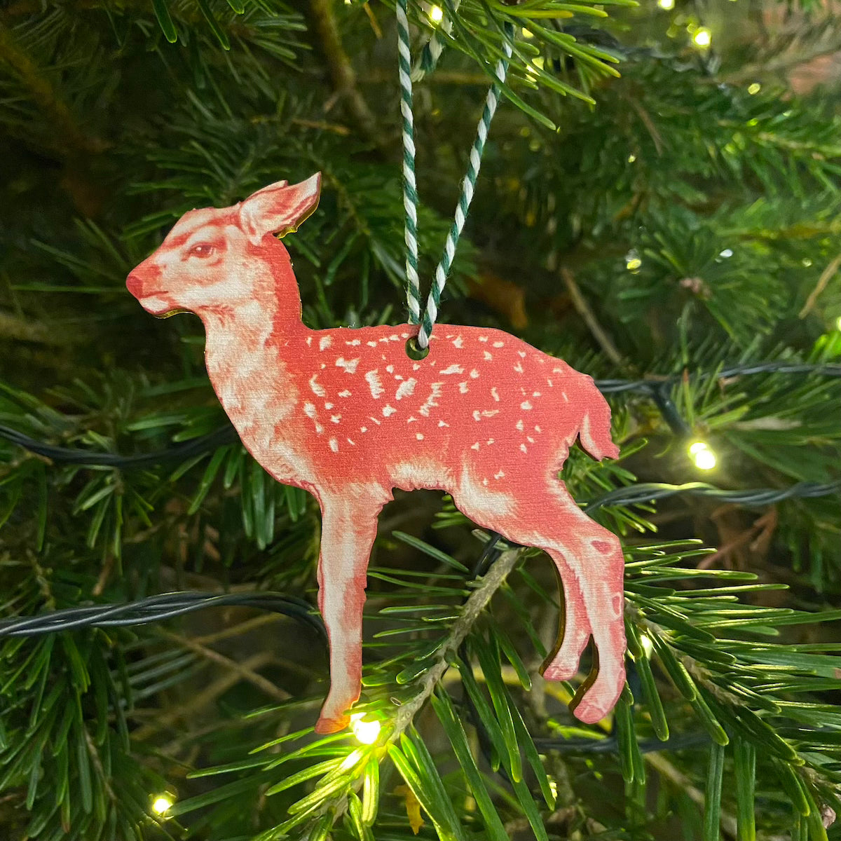 Fawn Christmas Ornament