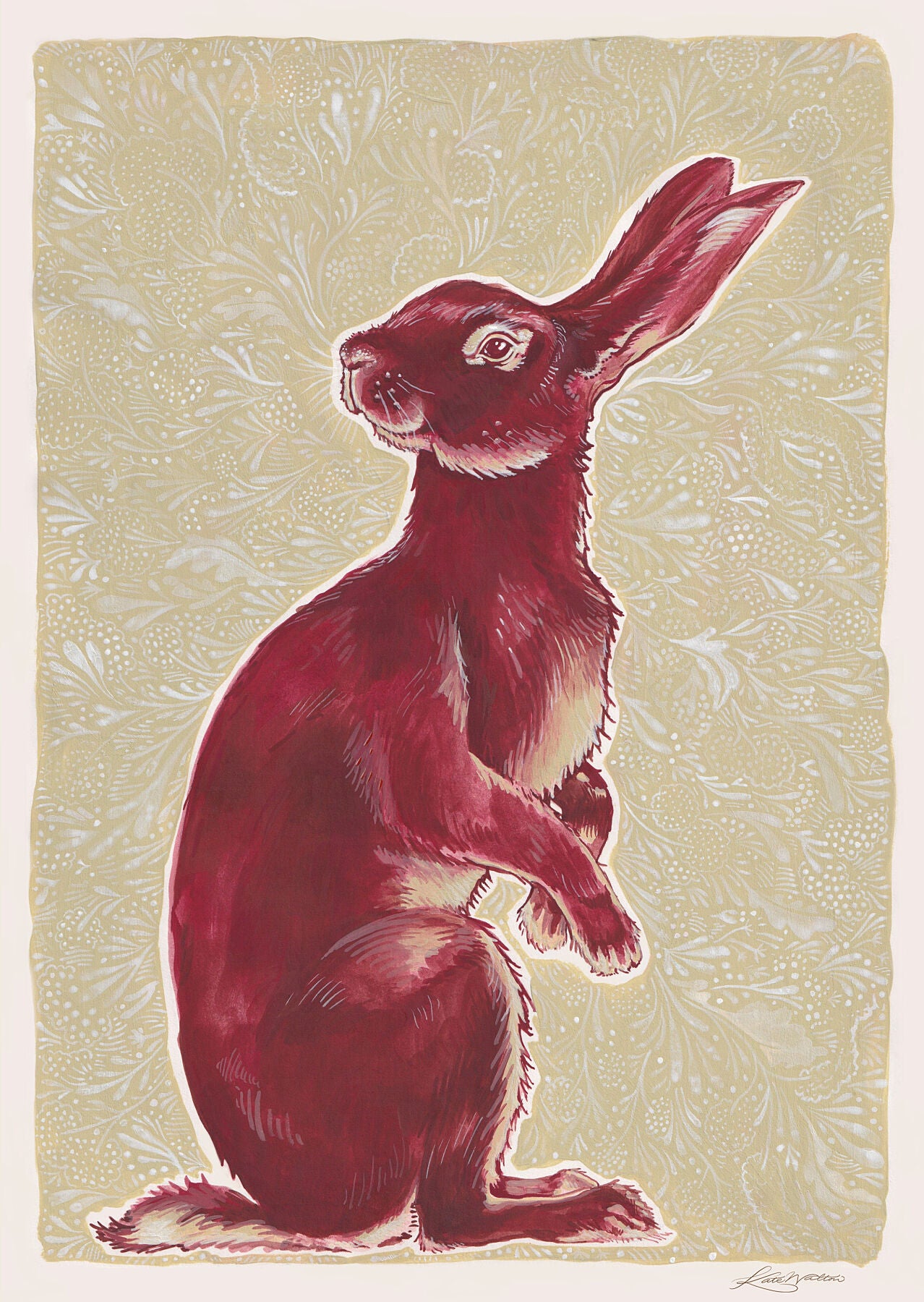 <meta name="title" content="Winter Watcher - Fine Art Hare Nursery Print | Kate Walton Designs">
<meta name="description" content="Shop &