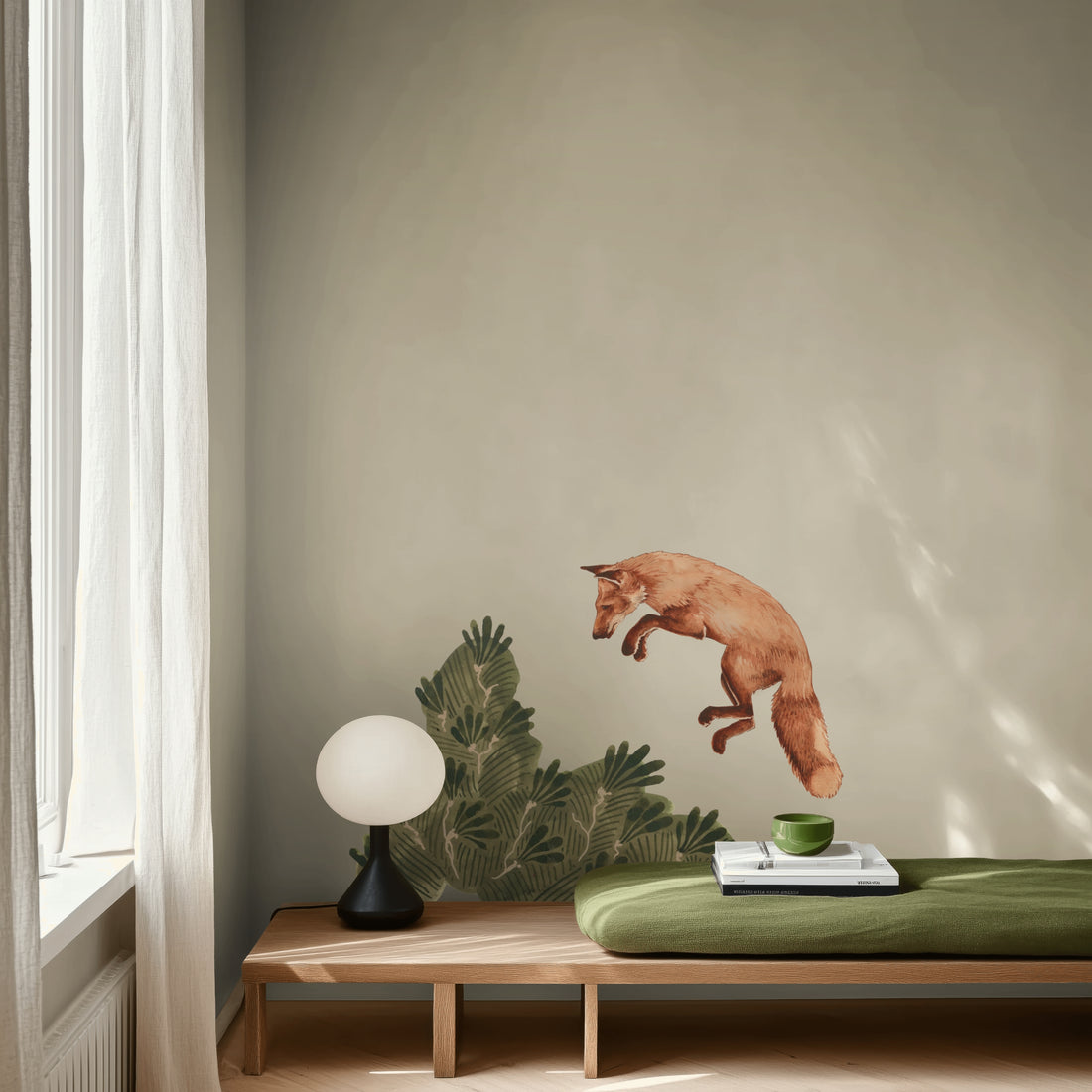 Leaping Fox Decal
