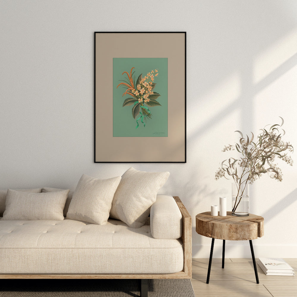 Giclée print, high quality print, hand painted, carbon neutral, ethical, ethical art, botanical painting, botanical print, artwork, independent artist