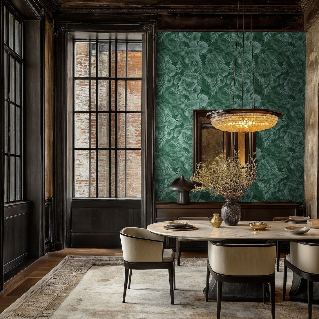 Wallpaper, premium wallpaper, bird wallpaper, FSC wallpaper, plant a tree, Raven Fleet wallpaper, Kate Walton, Kate Walton Collections, Kate Walton wallpaper, bathroom wallpaper