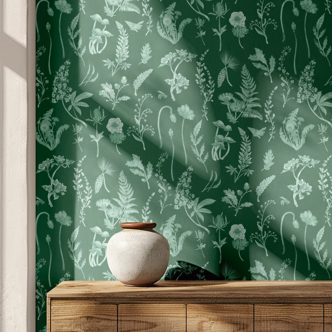 FSC Paper, FSC wallpaper, floral wallpaper, botanical wallpaper, flower wallpaper, Kate Walton Collections, Kate Walton Wallpaper, ethical wallpaper, ethical business, interior styling, interior decor
