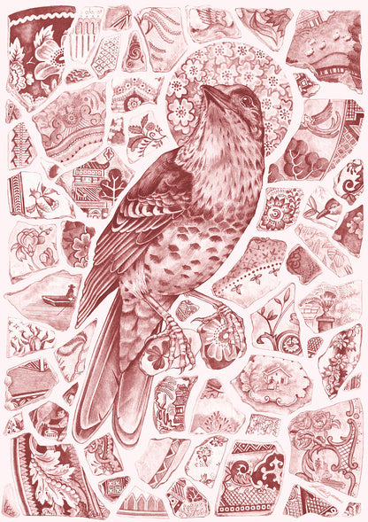 Giclée print, high quality print, hand painted, carbon neutral, ethical, ethical art, bird painting, bird print, artwork, independent artist