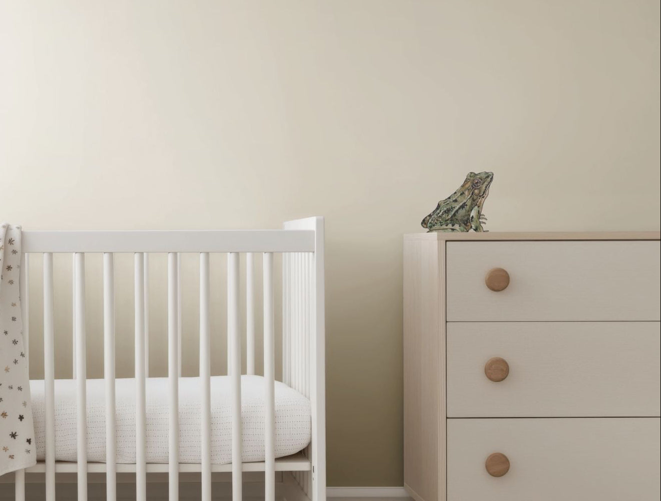 Frog, decal, nursery decal, renter friendly, neutral wall art nursery