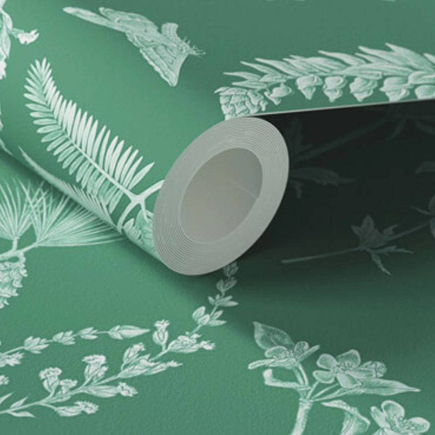 FSC Paper, FSC wallpaper, floral wallpaper, botanical wallpaper, flower wallpaper, Kate Walton Collections, Kate Walton Wallpaper, ethical wallpaper, ethical business, interior styling, interior decor
